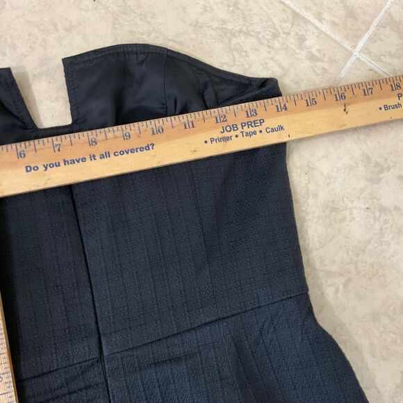 TRINA TURK WOMEN’S DRESS Size 2 Black SLEEVELESS WORK CAREER Lace lining - Picture 9 of 12